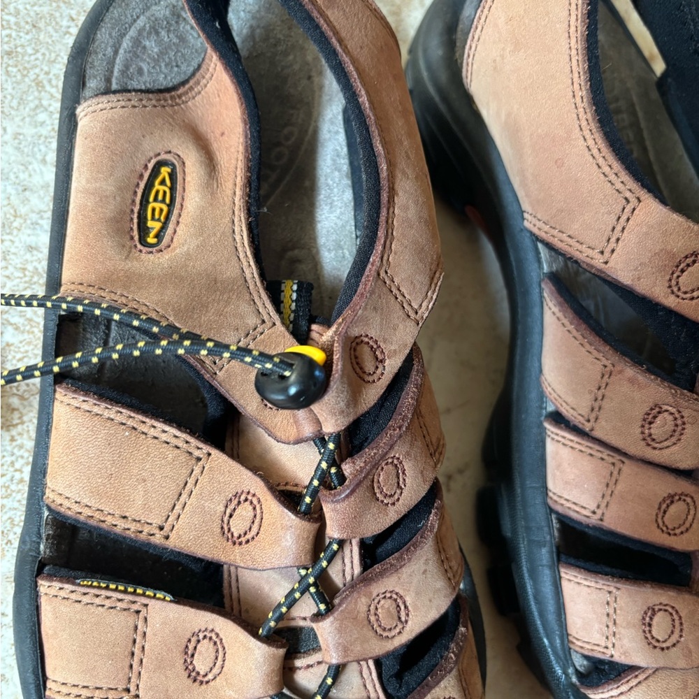 Keen Brown Leather Sandal waterproof hiking sandals - Picture 3 of 8